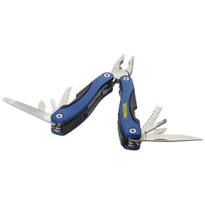 Branded Promotional CASPER 11-FUNCTION MULTI-TOOL in Blue Multi Tool From Concept Incentives.