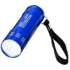 Branded Promotional LEONIS 9-LED TORCH LIGHT in Blue Torch From Concept Incentives.