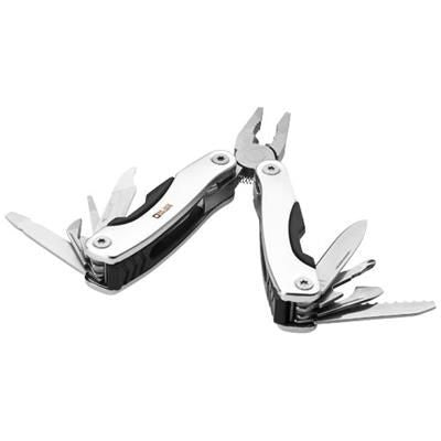 Branded Promotional CASPER 11-FUNCTION MINI MULTI-TOOL in Silver Multi Tool From Concept Incentives.