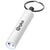 Branded Promotional RETRO LED KEYRING CHAIN LIGHT in White Solid Keyring From Concept Incentives.