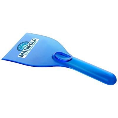 Branded Promotional CHILLY ICE SCRAPER in Blue Ice Scraper From Concept Incentives.