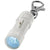 Branded Promotional ASTRO LED KEYRING CHAIN LIGHT in Silver Torch From Concept Incentives.