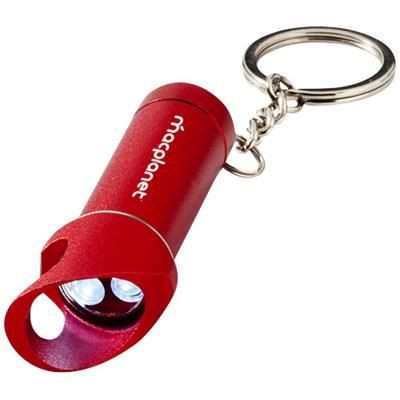 Branded Promotional LOBSTER KEYRING CHAIN LIGHT AND BOTTLE OPENER in Red Bottle Opener From Concept Incentives.