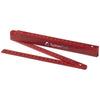 Branded Promotional MONTY 2 METRE FOLDING RULER in Red Ruler From Concept Incentives.