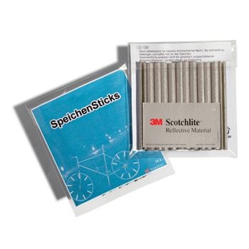 Branded Promotional REFLECTIVE BICYCLE SPOKE STICKER Reflector From Concept Incentives.