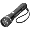 Branded Promotional POLARIS 3W LED TORCH LIGHT with Belt Clip in Black Solid Torch From Concept Incentives.