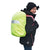 Branded Promotional REFLECTIVE BACKPACK RUCKSACK RAIN COVER Bag Cover From Concept Incentives.