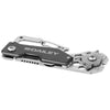 Branded Promotional TERON MULTIFUNCTION SURVIVAL TOOL in Black Solid-silver Multi Tool From Concept Incentives.