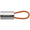 Branded Promotional VELA 6-LED TORCH with Glow Strap in Orange Torch From Concept Incentives.