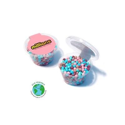 Branded Promotional MINI ECO POT - MILLIONS Sweets From Concept Incentives.