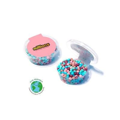 Branded Promotional MIDI ECO POT - MILLIONS Sweets From Concept Incentives.