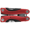Branded Promotional CASPER 8-FUNCTION MULTI-TOOL with LED Torch in Red Multi Tool From Concept Incentives.