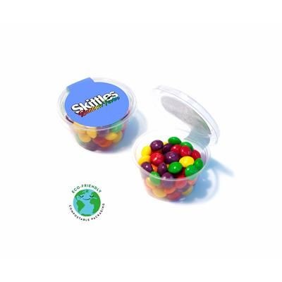Branded Promotional MAXI ECO POT - SKITTLES Sweets From Concept Incentives.