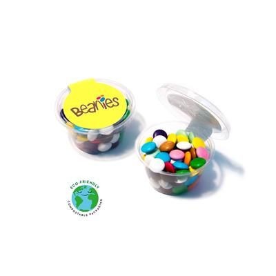 Branded Promotional MAXI ECO POT - BEANIES Sweets From Concept Incentives.