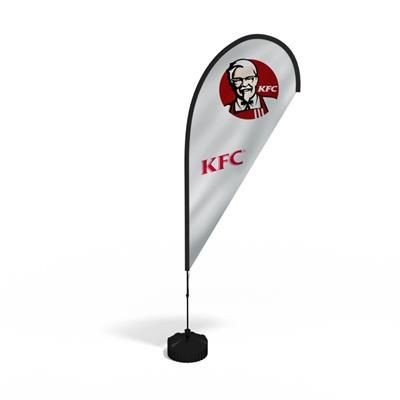 Branded Promotional TEARDROP FLAG KIT Banner From Concept Incentives.