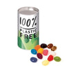 Branded Promotional ECO RANGE SMALL SNACK TUBE FILLED with Jelly Beans Factory Beans Sweets From Concept Incentives.