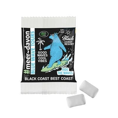 Branded Promotional KALFANY FLOW BAG - SUGAR FREE GUM Chewing Gum From Concept Incentives.