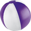 Branded Promotional KEY WEST BICOLOUR BEACH BALL in White & Violet Beach Ball From Concept Incentives.