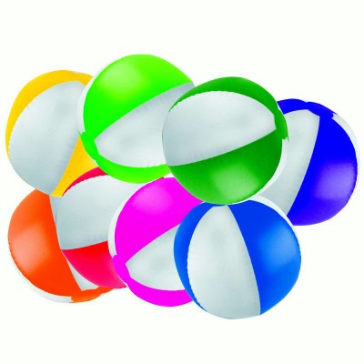 Branded Promotional KEY WEST BICOLOUR BEACH BALL Beach Ball From Concept Incentives.