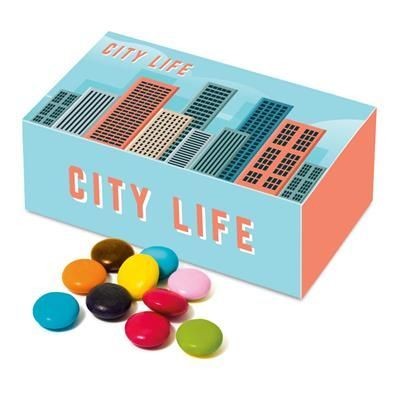 Branded Promotional MAXI ECO BOX with Chocolate Beanies Chocolate From Concept Incentives.