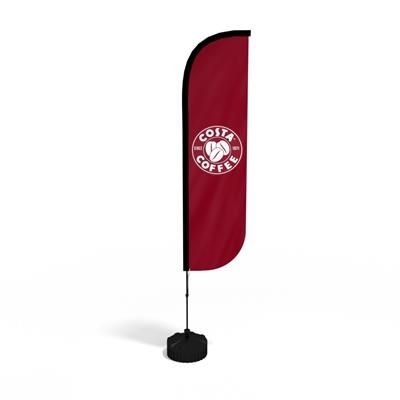 Branded Promotional CREST FLAG KIT Banner From Concept Incentives.