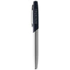 Branded Promotional GENEVA ROLLERBALL PEN in Silver-navy Pen From Concept Incentives.