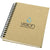 Branded Promotional MENDEL RECYCLED NOTE BOOK in Natural Jotter From Concept Incentives.
