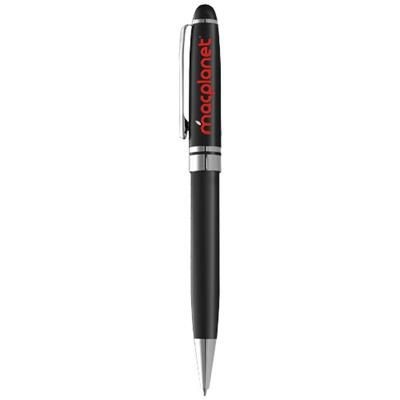 Branded Promotional BRISTOL WRITING SET in Black Solid Pen Set From Concept Incentives.