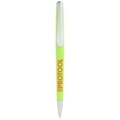 Branded Promotional SUNRISE BALL PEN in Apple Green Pen From Concept Incentives.