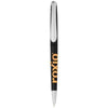 Branded Promotional SUNRISE BALL PEN in Black Shiny Pen From Concept Incentives.