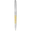 Branded Promotional SUNRISE BALL PEN in Silver Pen From Concept Incentives.