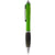 Branded Promotional NASH BALL PEN COLOUR BARREL AND BLACK GRIP in Lime-black Solid Pen From Concept Incentives.