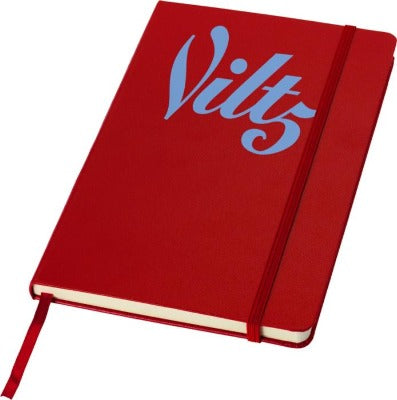 Branded Promotional CLASSIC A5 HARD COVER NOTE BOOK in White Notebook from Concept Incentives