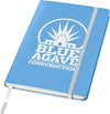 Branded Promotional CLASSIC A5 HARD COVER NOTE BOOK in Light Blue Notebook from Concept Incentives