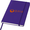 Branded Promotional CLASSIC A5 HARD COVER NOTE BOOK in Purple Notebook from Concept Incentives