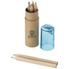 Branded Promotional KRAM 7-PIECE COLOUR PENCIL SET in Blue Colouring Set From Concept Incentives.