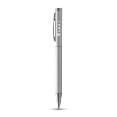 Branded Promotional DOVER BALL PEN in Silver Pen From Concept Incentives.