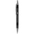 Branded Promotional MADRID ALUMINIUM METAL BALL PEN in Black Solid Pen From Concept Incentives.