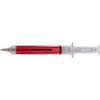 Branded Promotional SYRINGE BALL PEN with Red Liquid Pen From Concept Incentives.