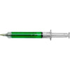 Branded Promotional SYRINGE BALL PEN with Light Green Liquid Pen From Concept Incentives.