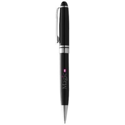 Branded Promotional BRISTOL BALL PEN in Black Solid Pen From Concept Incentives.