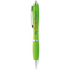 Branded Promotional NASH BALL PEN with Colour Barrel & Grip in Lime Pen From Concept Incentives.