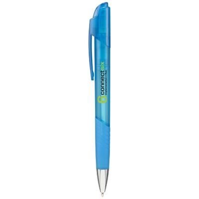 Branded Promotional PARRAL BALL PEN in Aqua Pen From Concept Incentives.