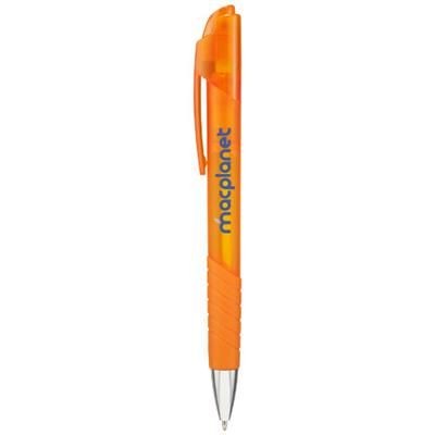 Branded Promotional PARRAL BALL PEN in Orange Pen From Concept Incentives.