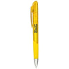 Branded Promotional PARRAL BALL PEN in Yellow Pen From Concept Incentives.