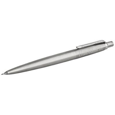 Branded Promotional JOTTER MECHANICAL PENCIL with Built-in Eraser in Steel Pen From Concept Incentives.