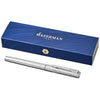 Branded Promotional GRADUATE FOUNTAIN PEN in Silver Chrome Pen From Concept Incentives.