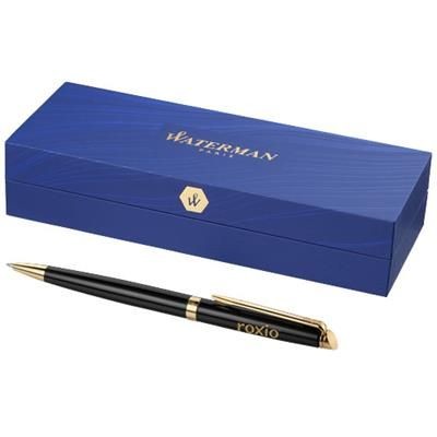 Branded Promotional H‚àö√¢MISPH‚àö√†RE BALL PEN in Black Solid-gold Pen From Concept Incentives.