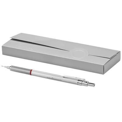 Branded Promotional RAPID PRO MECHANICAL PENCIL in Silver Pencil From Concept Incentives.