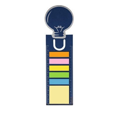 Branded Promotional REMEMBER BOOKMARKER in Blue Bookmark From Concept Incentives.